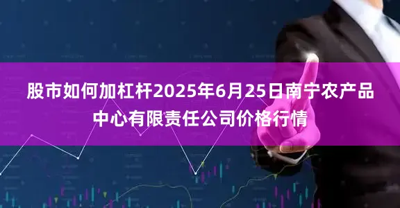 股市如何加杠杆2025年6月25日南宁农产品中心有限责任公司价格行情